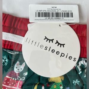 Women’s  little sleepies Holiday hounds pajama pants.